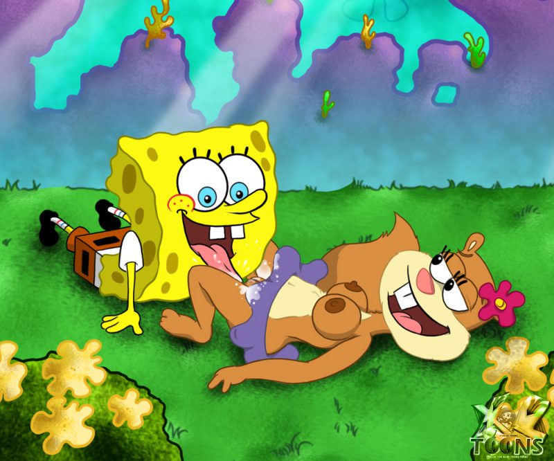 Sandy spongebob nackt