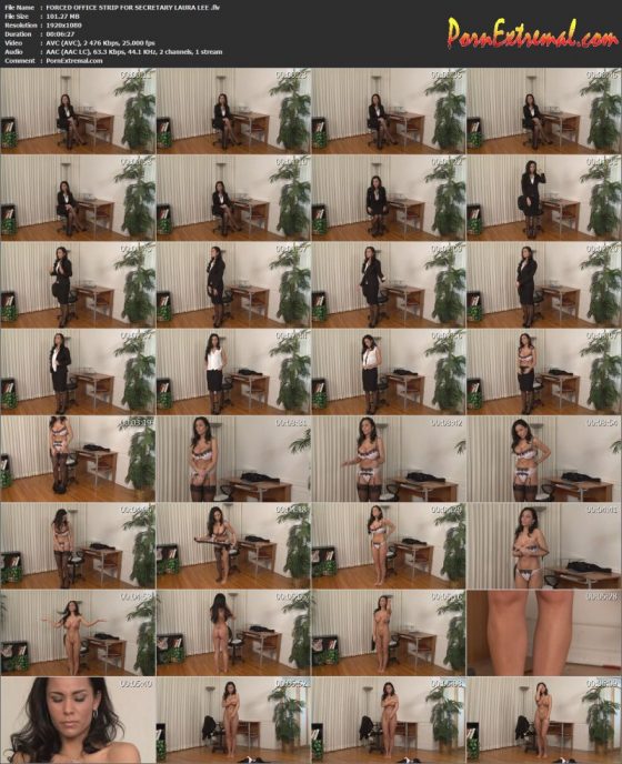 FORCED OFFICE STRIP FOR SECRETARY LAURA LEE