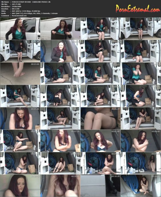 FORCED STRIP IN VAN - CAROLINE PIERCE