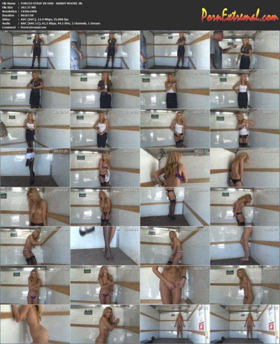 FORCED STRIP IN VAN - RANDY MOORE