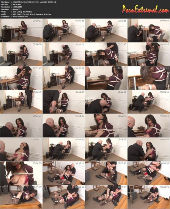 MANHANDLED AT THE OFFICE - ASHLEY RENEE