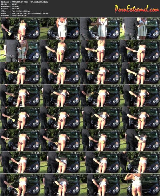 NAUGHTY JOY RIDE - TOPLESS PADDLING