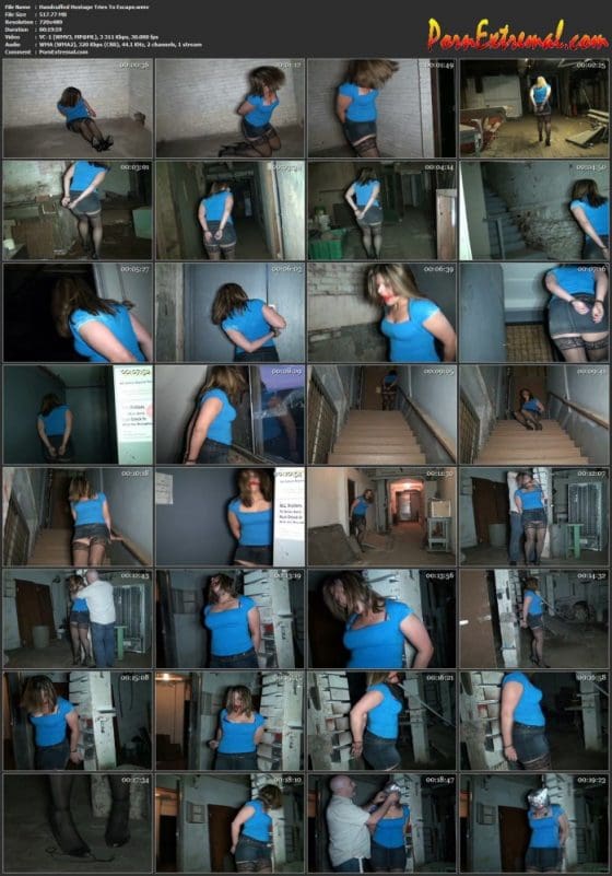 HuntersHorror - Handcuffed Hostage Tries To Escape Handcuffed Hostage Tries To Escape