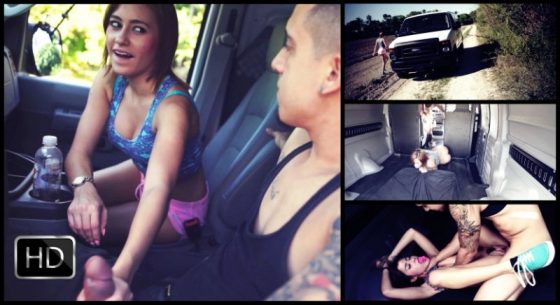 Marina Angel Will Only Get a Ride for Rope Bondage, Deepthroat BJ & Rough Sex