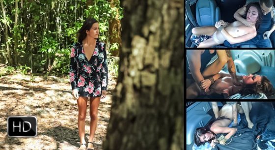 Renee Roulette Gladly Endures Rough Sex & Outdoor Rope Bondage for a Ride