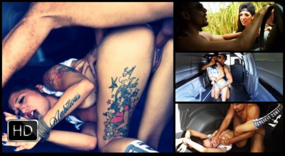 Stefania Mafra is Ditched & Must Endure Rope Bondage, Deepthroat BJ, Outdoor Rough Sex for a Ride