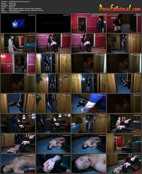 Double Murder in The Sauna screen