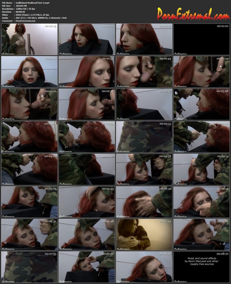 800px x 984px - The Guillotine â€“ Guillotined Redhead Part 2 | PornExtremal